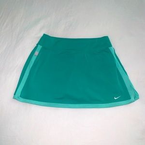 Blue Nike tennis skirt